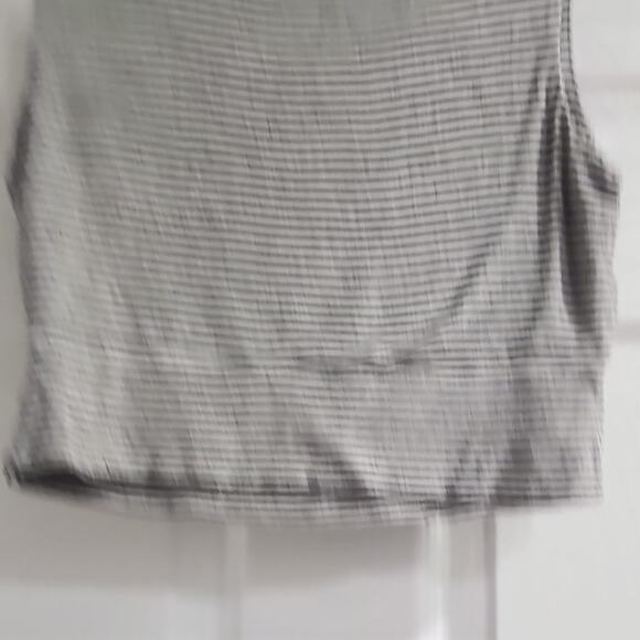 Final Touch Black and White Striped Tank Top - Picture 6 of 6